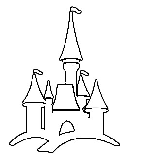 Free disney cliparts download. Disneyland clipart outline