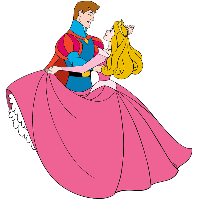 Aurora and prince philip. Disney clipart tiana