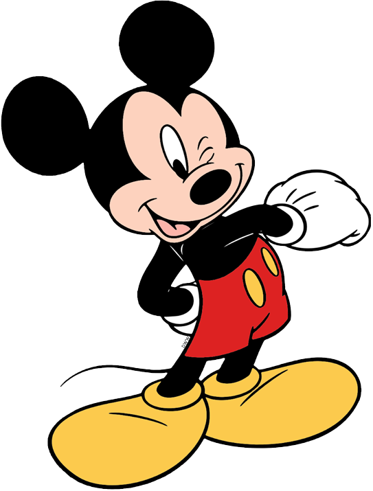mickey clipart swimming