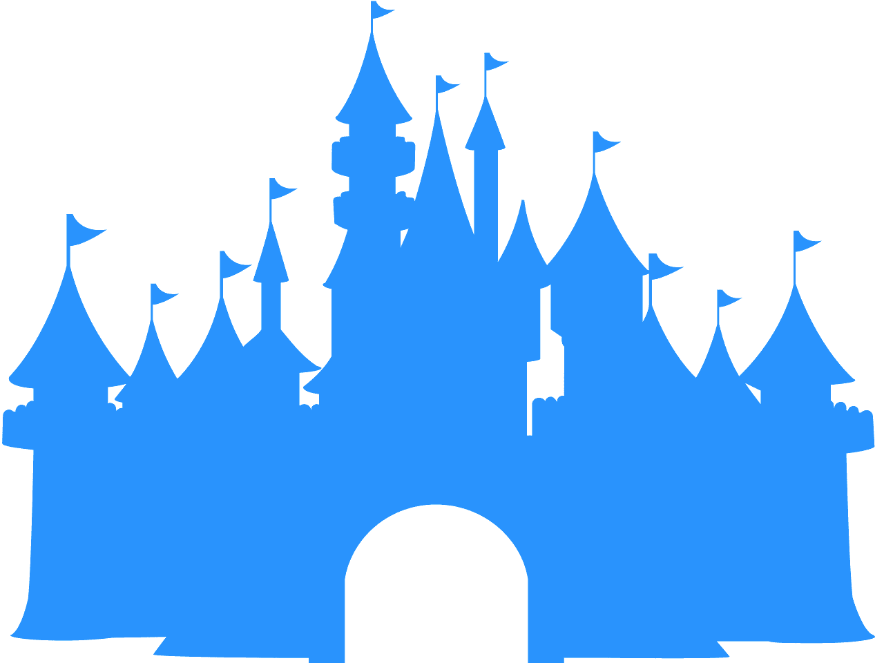 Free Free 302 Disney Castle Silhouette Svg Free SVG PNG EPS DXF File