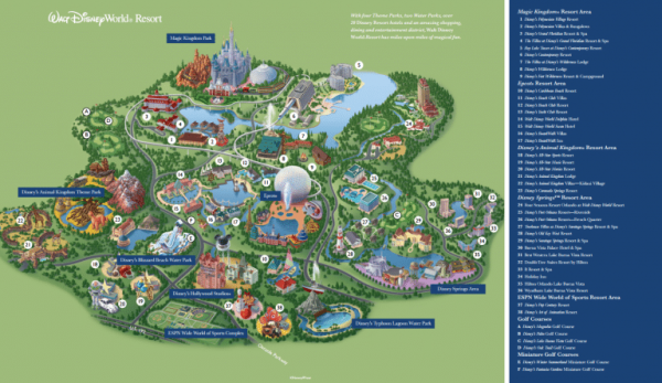 Disneyland clipart theme park map. Disney world maps of