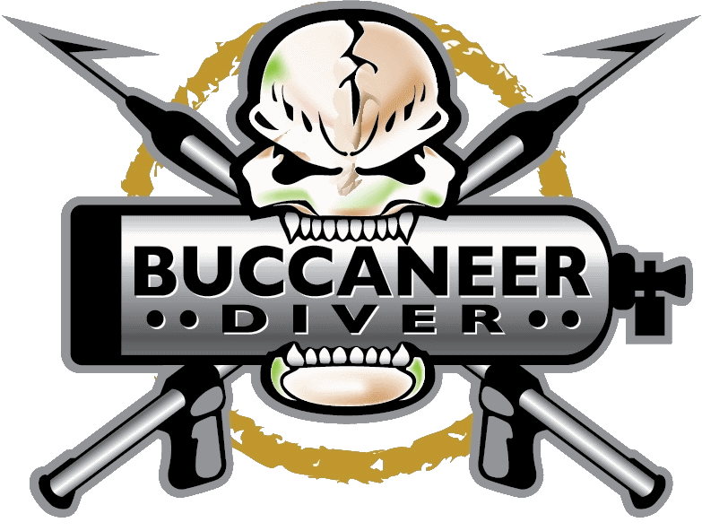 Diver clipart bucear. Logo buccaneer gif diving