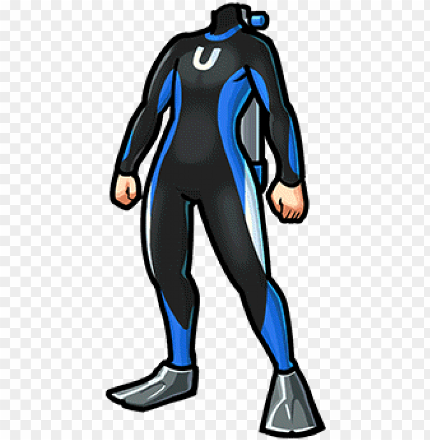 diver clipart scuba suit