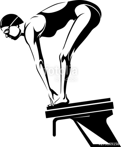 swimmer clipart diving