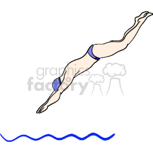 diver clipart swimmer