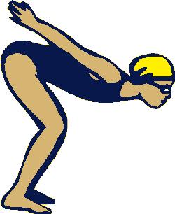 diving clipart swimming relay