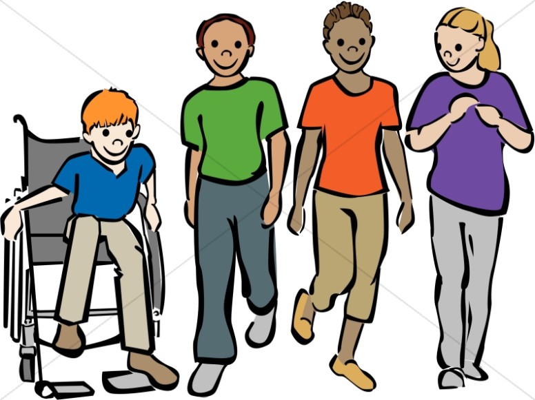 diversity clipart child