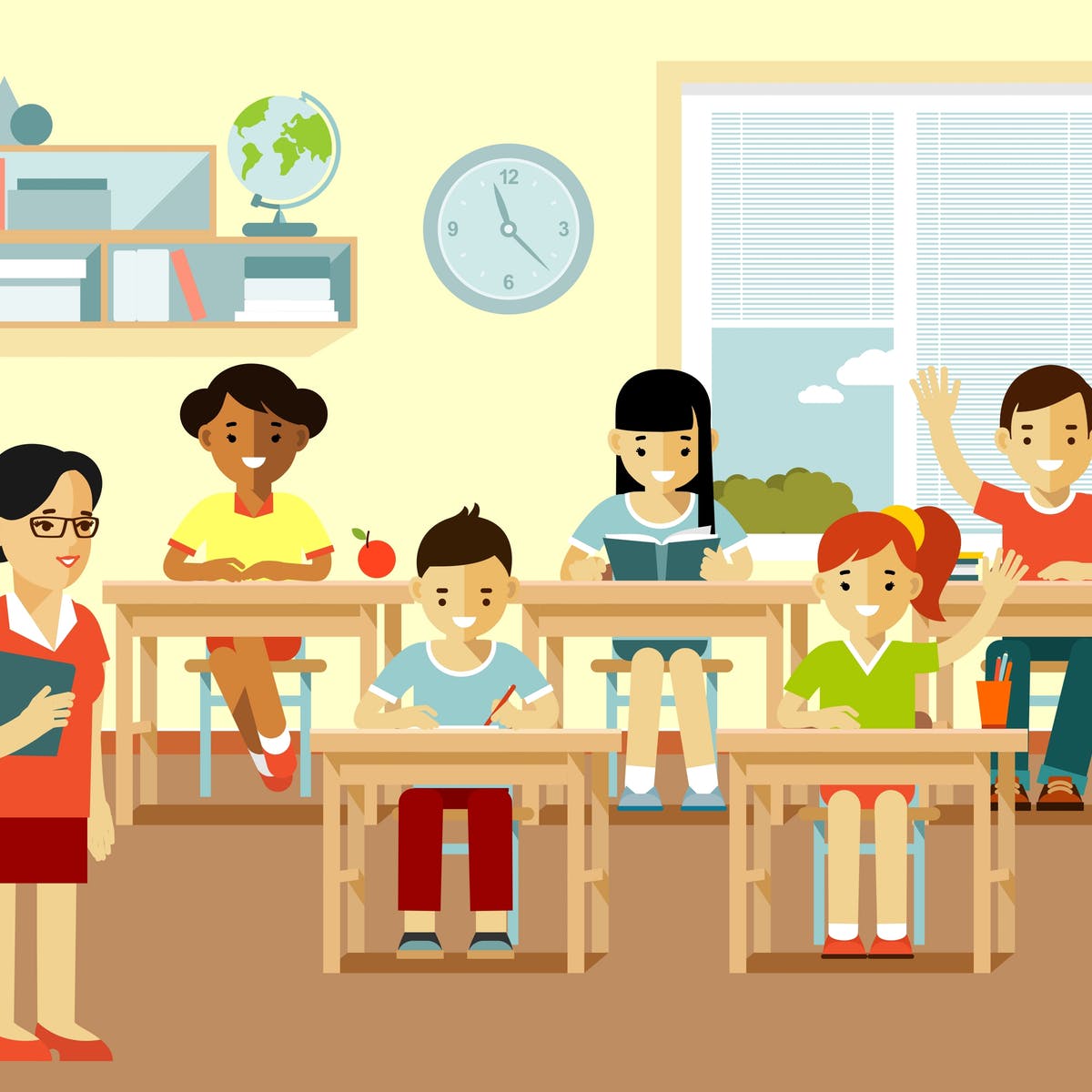 diversity clipart classroom cartoon
