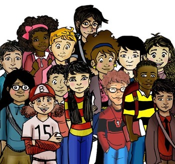 diversity clipart classroom cartoon
