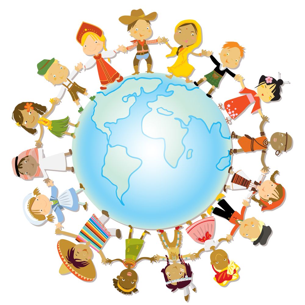 On earth in your. Diversity clipart world peace