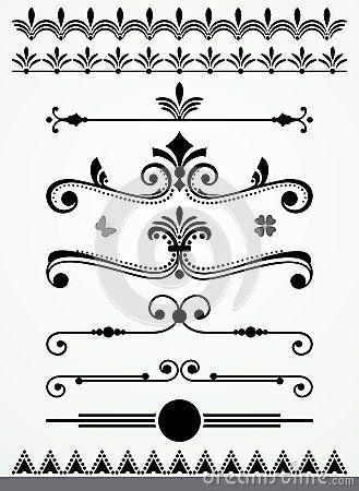 Divider clipart chapter. Dividers and borders vintage