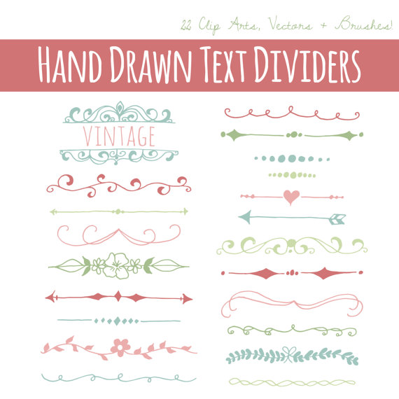 divider clipart cute