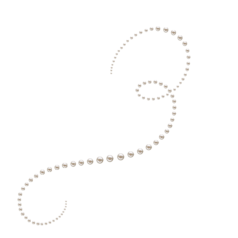 necklace clipart small black pearl