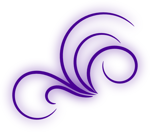 divider clipart purple