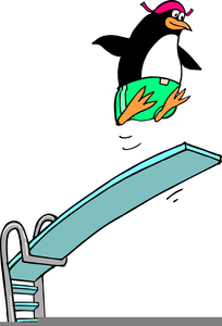 diving clipart diving board