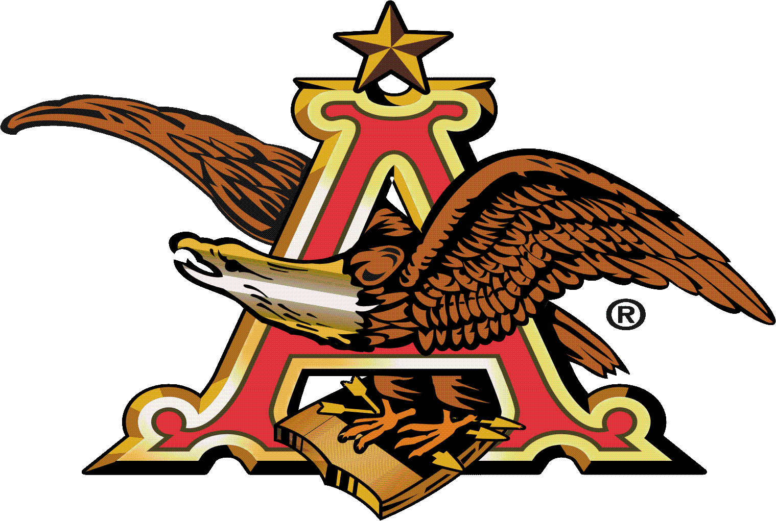 The logo anheuserbusch. Diving clipart eagle