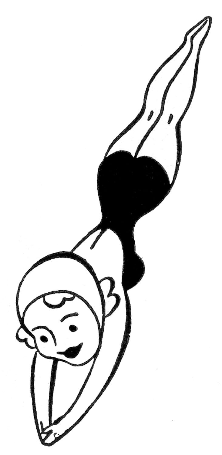 Diving clipart retro sport. Clip art summer sports