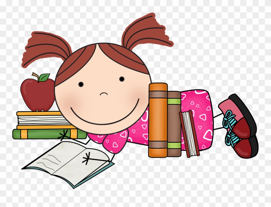 Scrappin doodles girl reading. Diving clipart school
