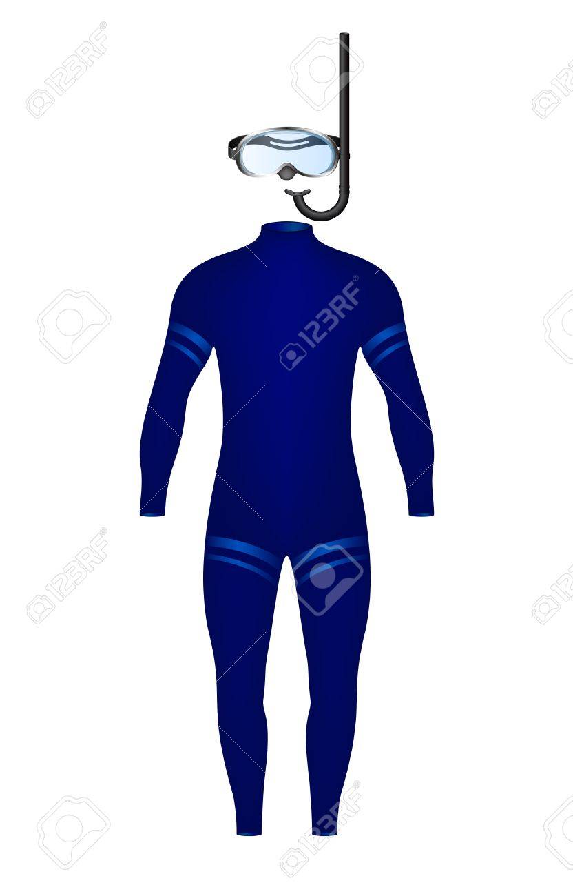 diving clipart scuba suit