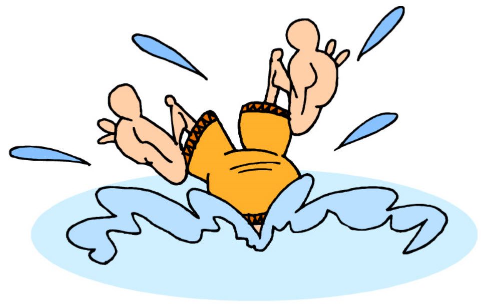 swimmer clipart splash pool