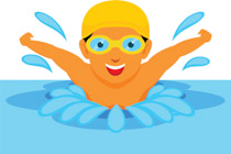 Sports free swimming to. Exercise clipart summer