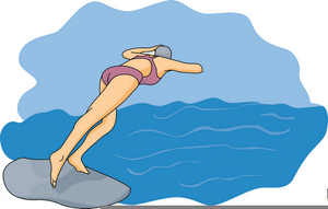 Diving clipart swimming. And free images at