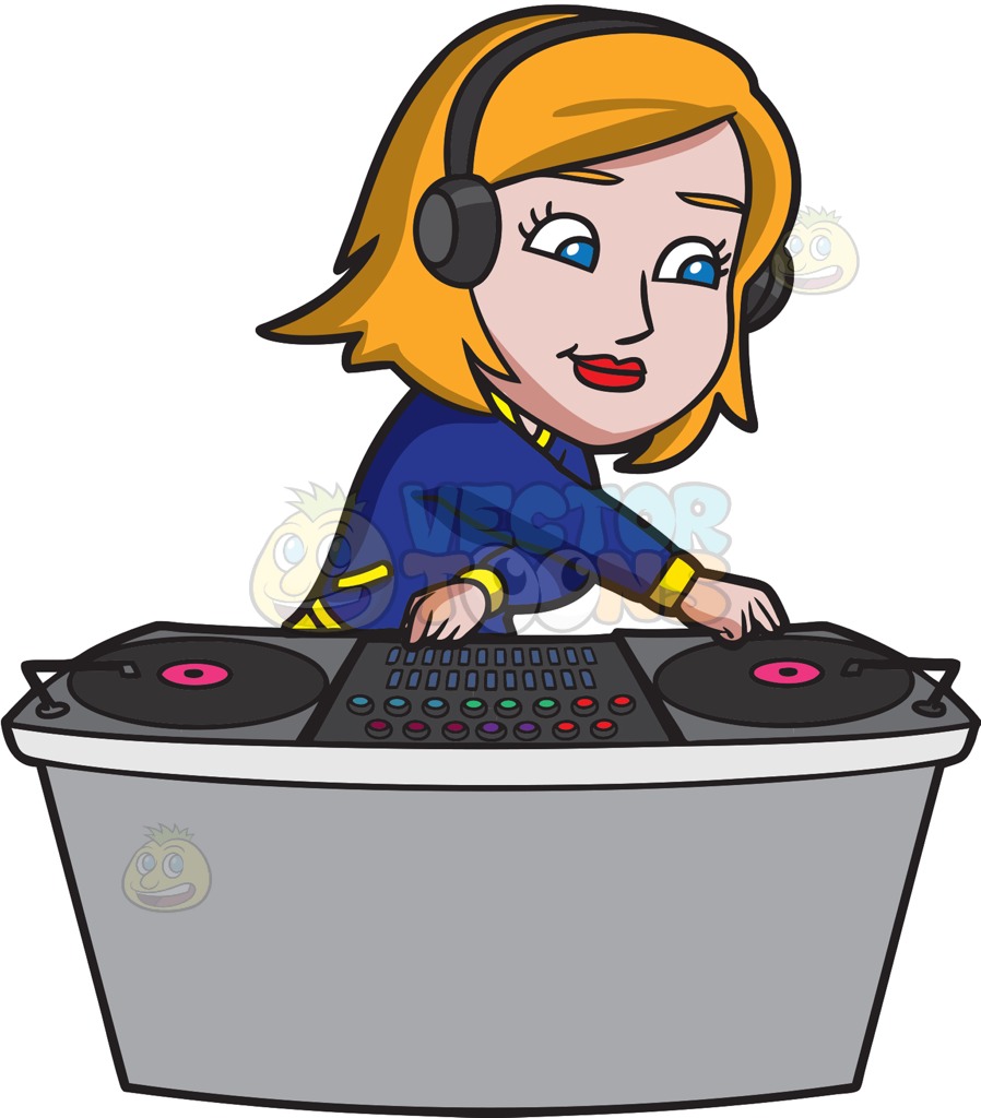 dj clipart cartoon