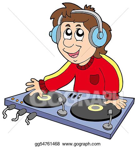 dj clipart cartoon