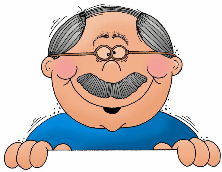 Grandma clipart head. Cartoon grandpa free download