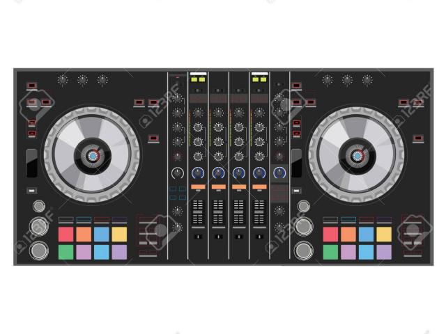 dj clipart mixing board