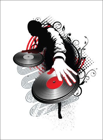 Pin by j rezz. Dj clipart techno music