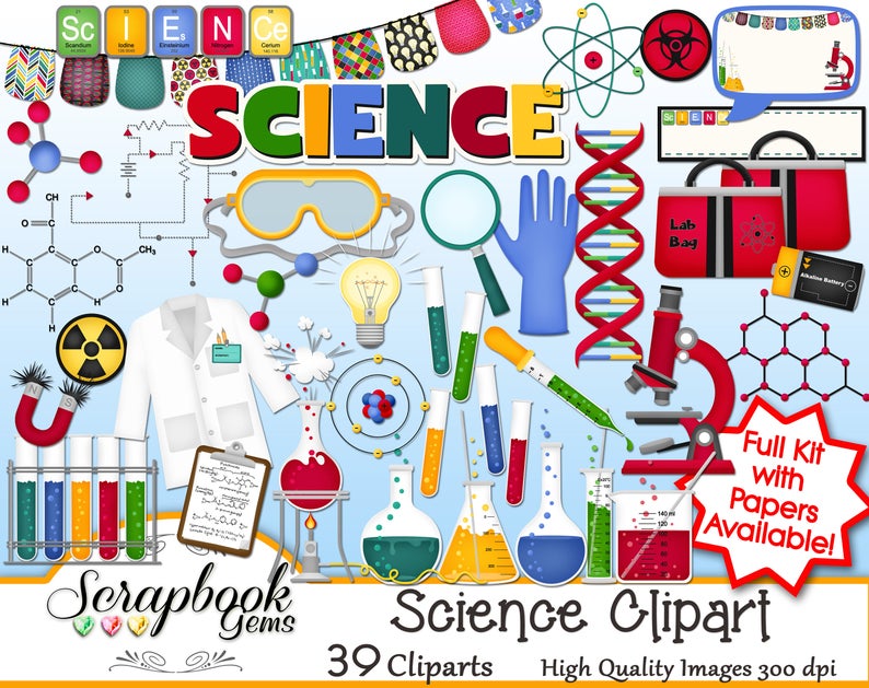 dna clipart all about science