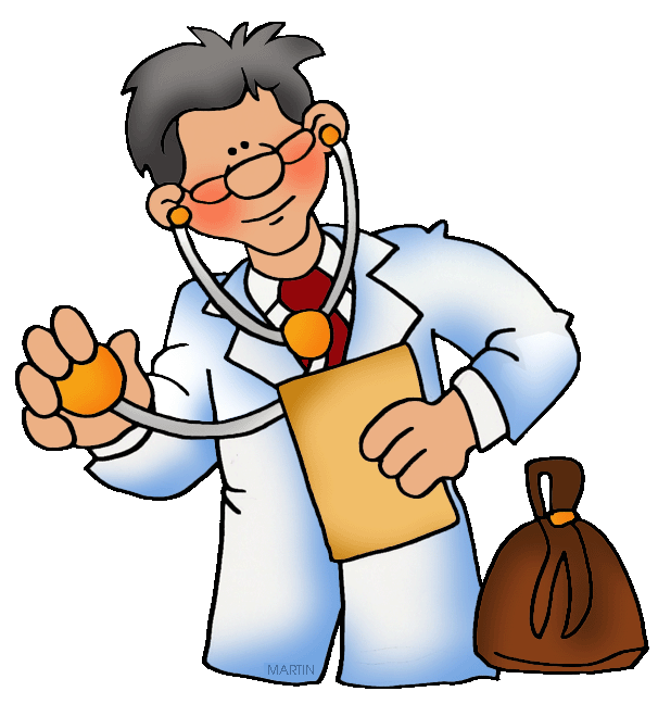 See . Clipart table doctor