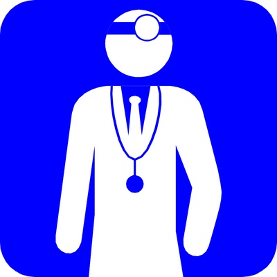 doctor clipart blue