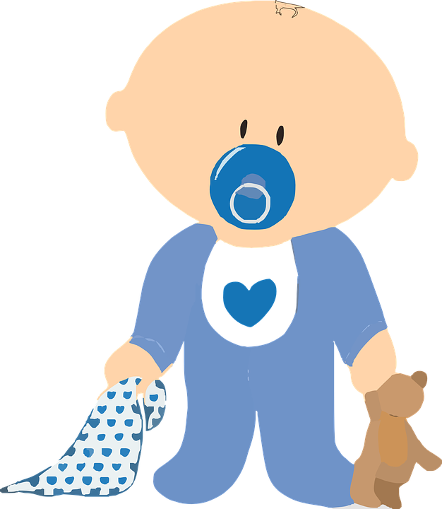 Pacifier clipart coloring page. Free image on pixabay
