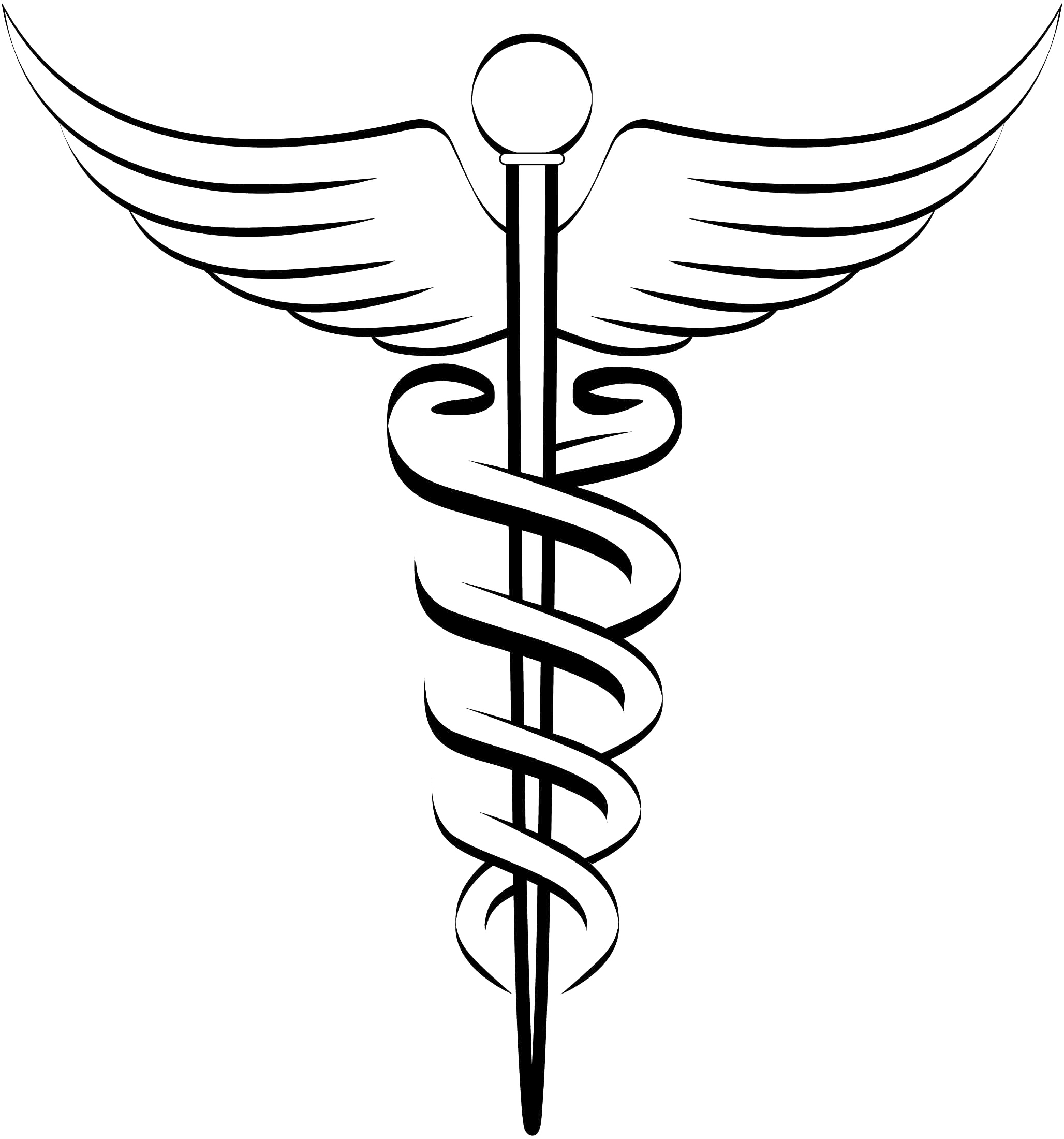 Medical clipart emblem. Doctors as patients and
