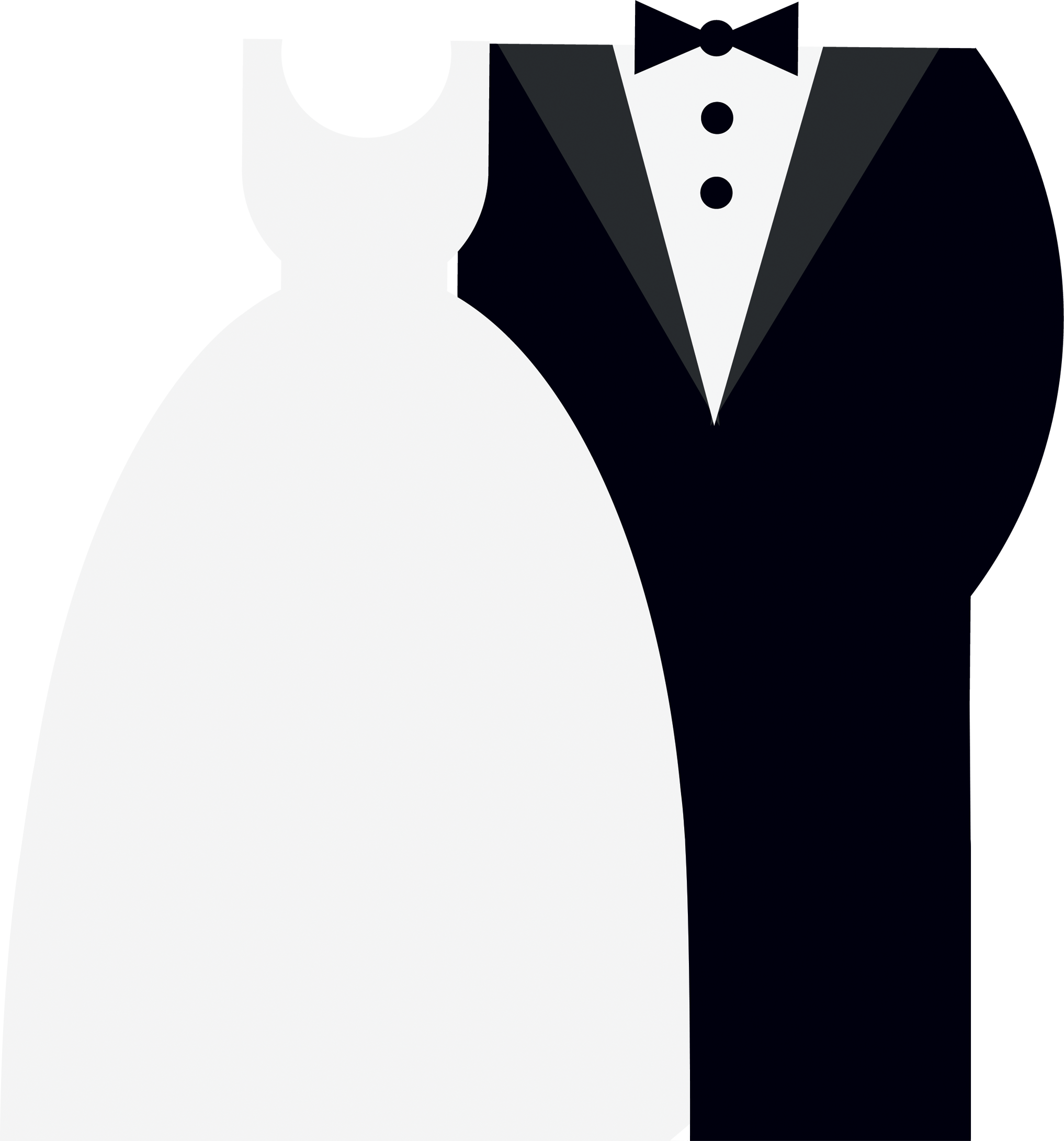 Suit clipart groom suit. Black tie silhouette at