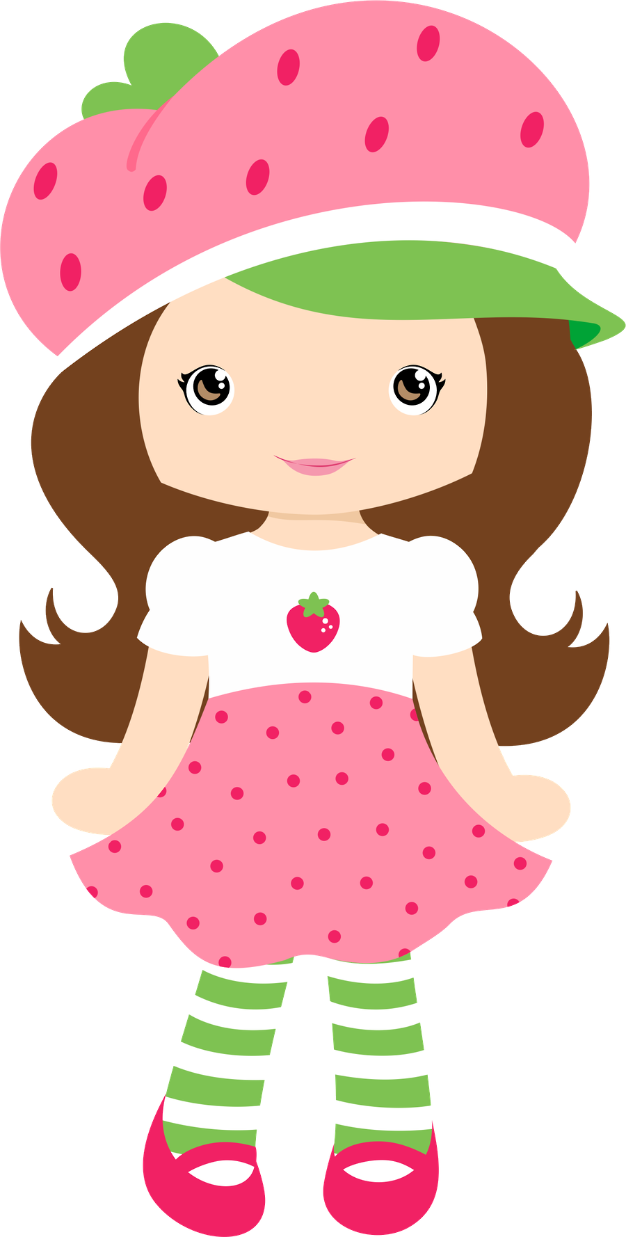 doll clipart strawberry