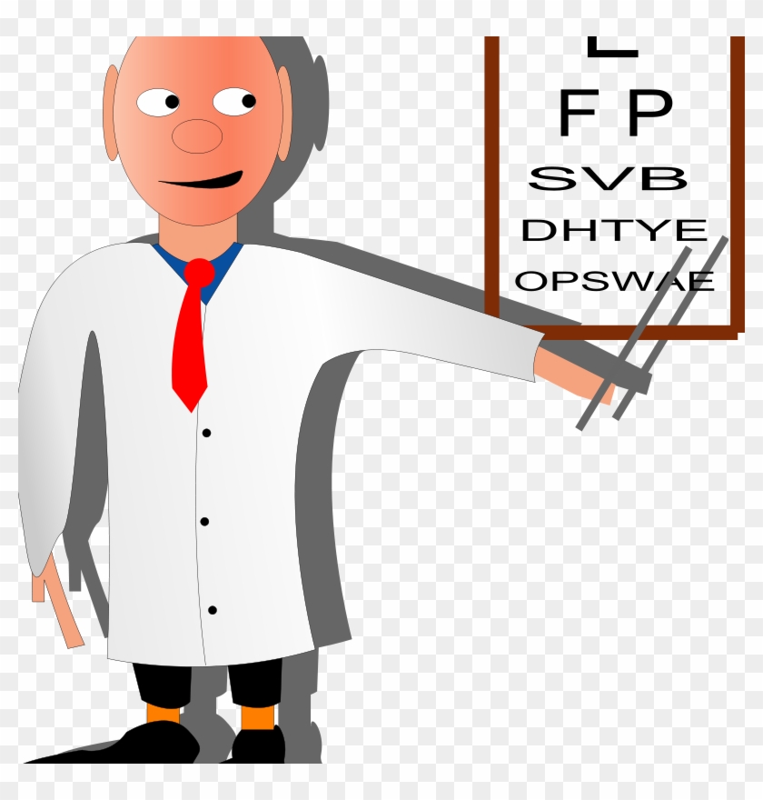 Doctors clipart eye doctor. Free images of cartoon