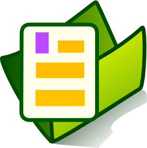 Document clipart. Folder clip art at