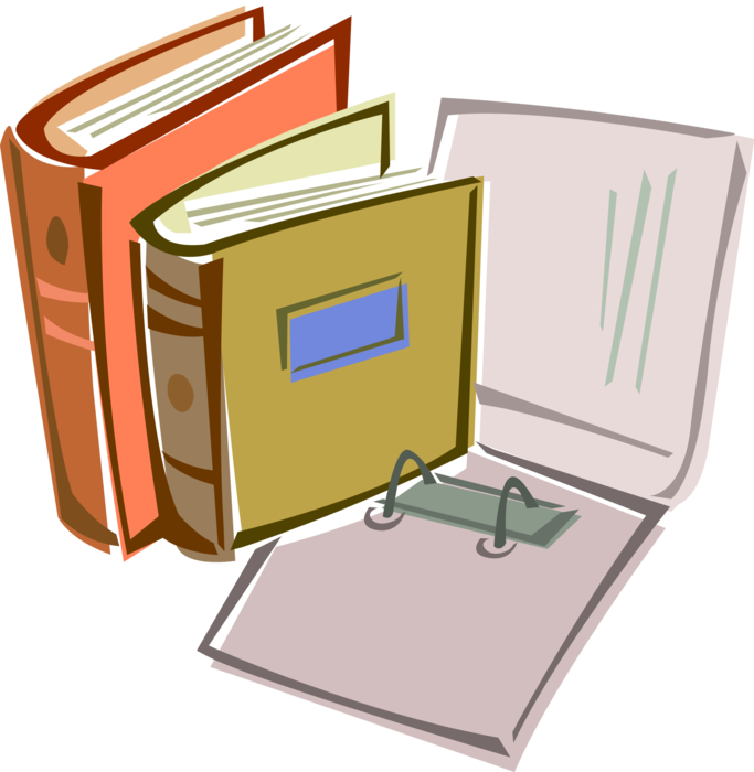 document clipart binder