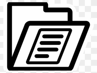 Document clipart black and white. Free png clip art