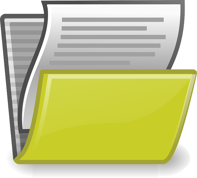 document clipart folder manila
