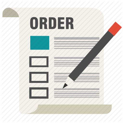 document clipart order form