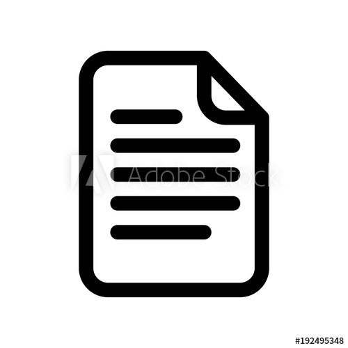 document clipart paper outline