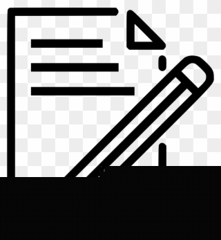 Clip art library write. Document clipart pen and paper