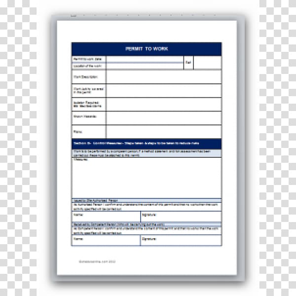 document clipart permit