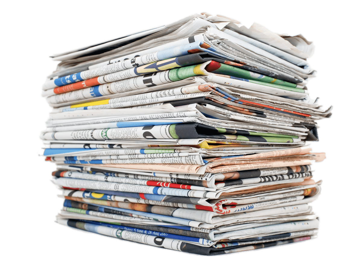 newspaper clipart pile