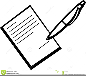 document clipart signing document