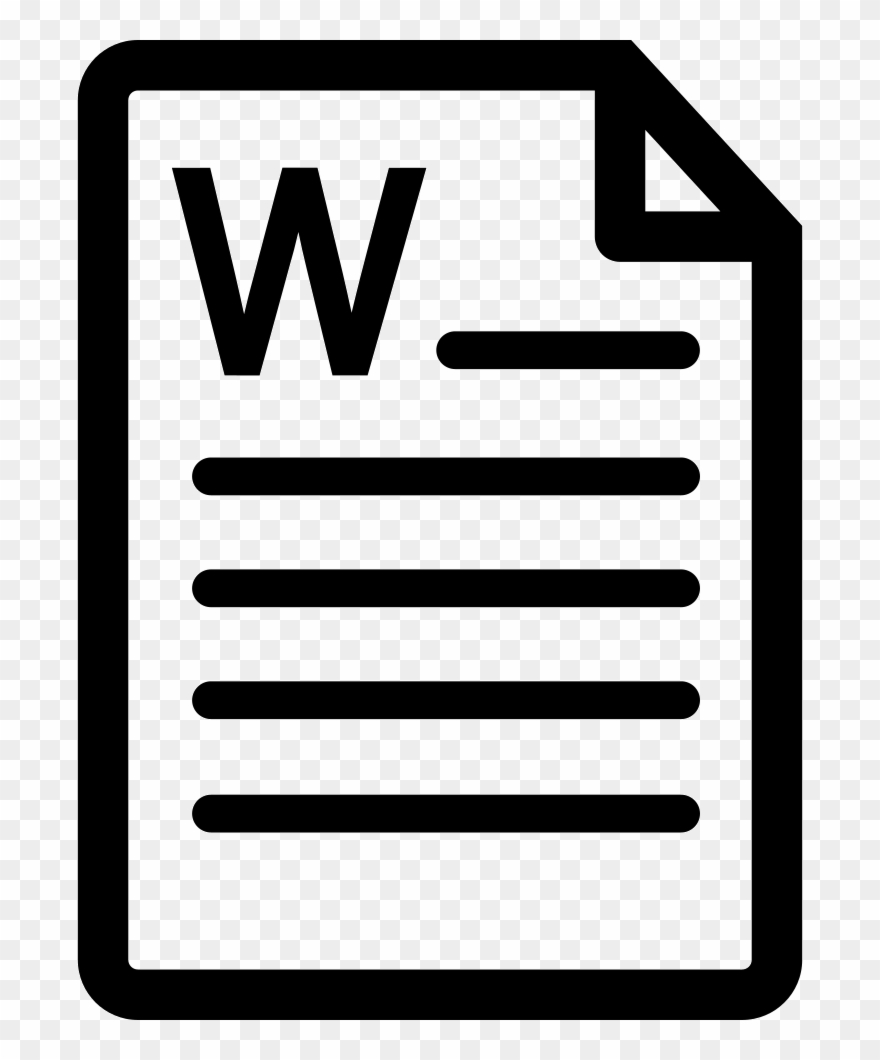 document clipart word document